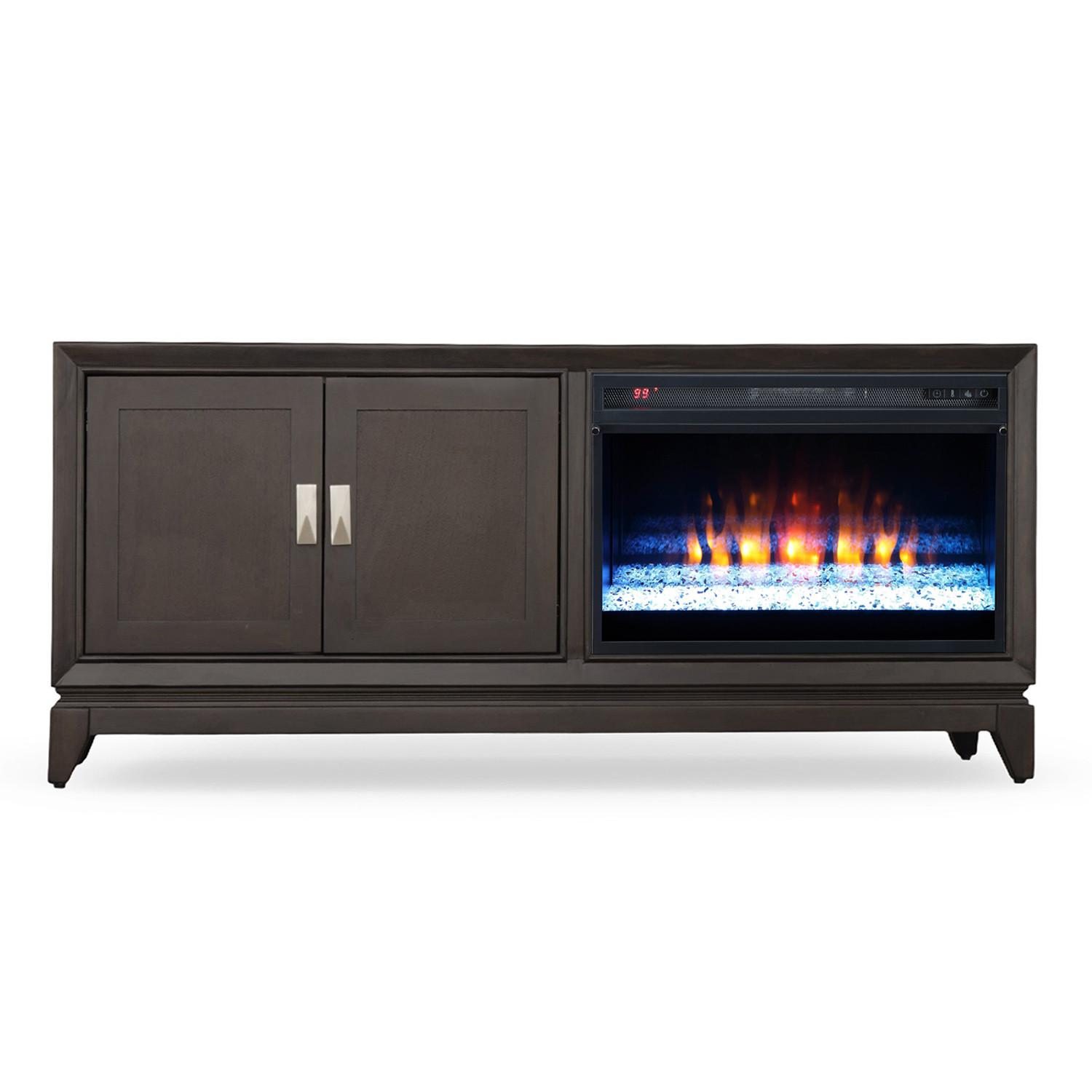 Aarons fireplace tv stand discount